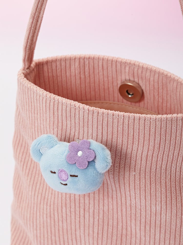 BT21 SPRING DAY KOYA Corduroy Mini Cross Bag