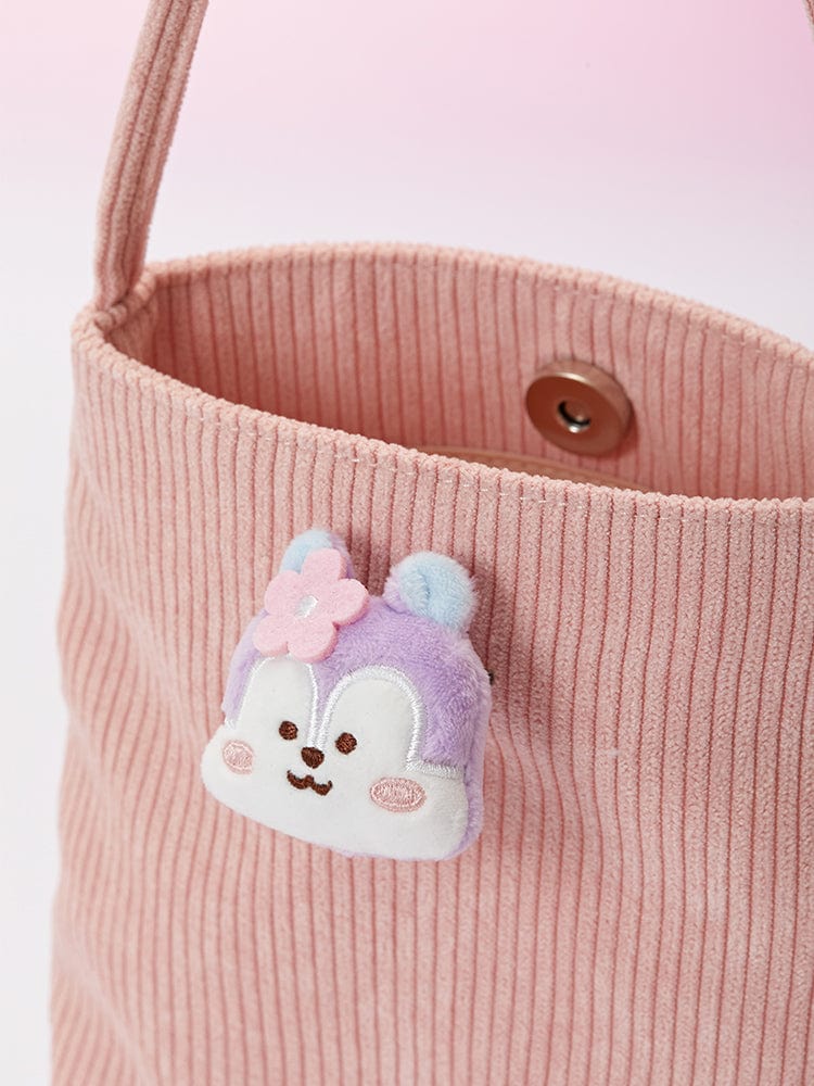 BT21 SPRING DAYS MANG Corduroy Mini Cross Bag