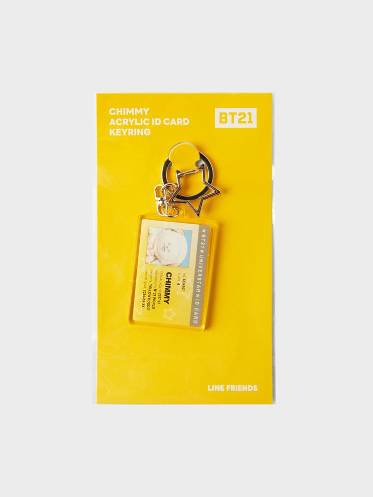 BT21 CHIMMY Silver Edition ID Card Acrylic Keyring