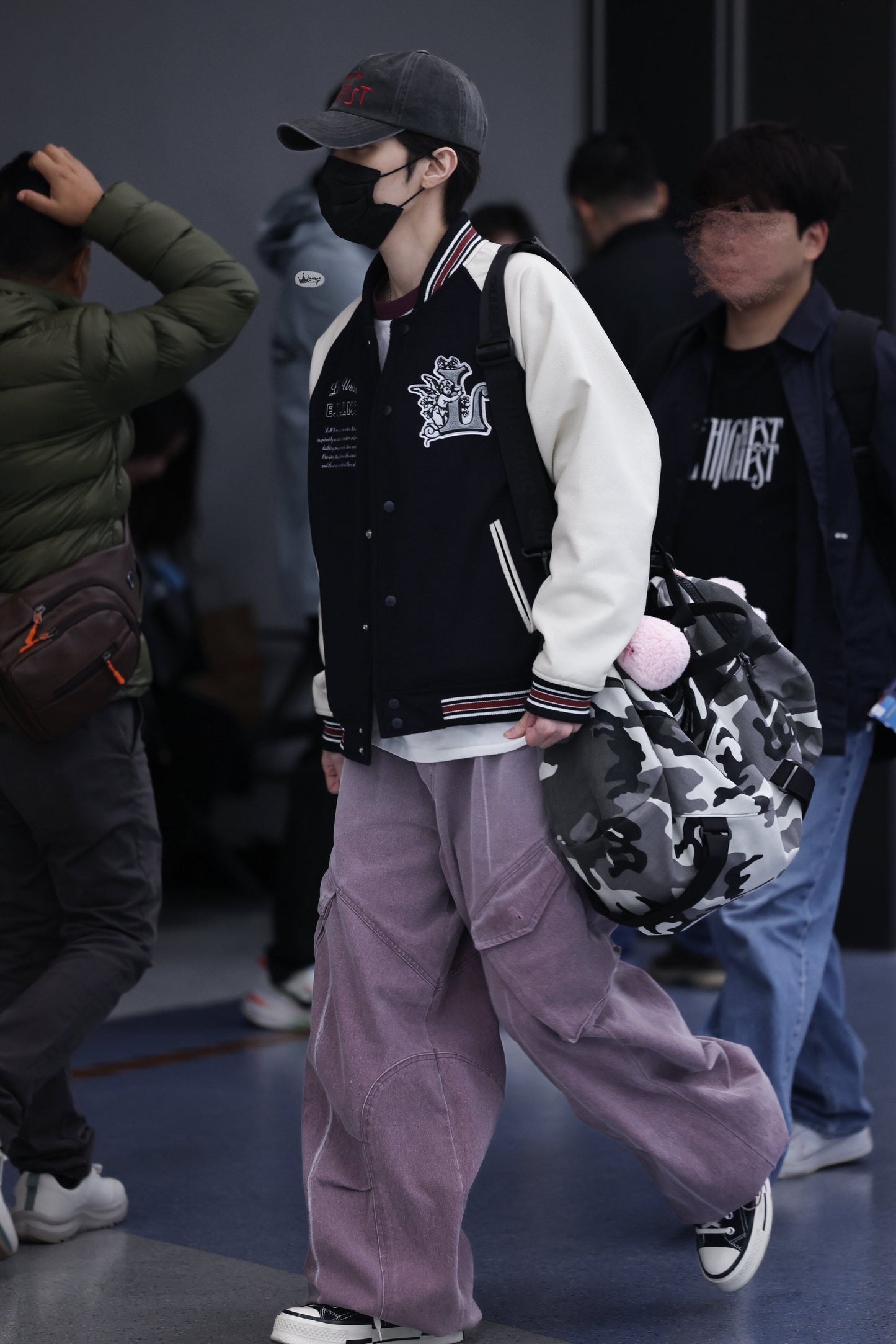 UNION ANGEL VARSITY JACKET navy