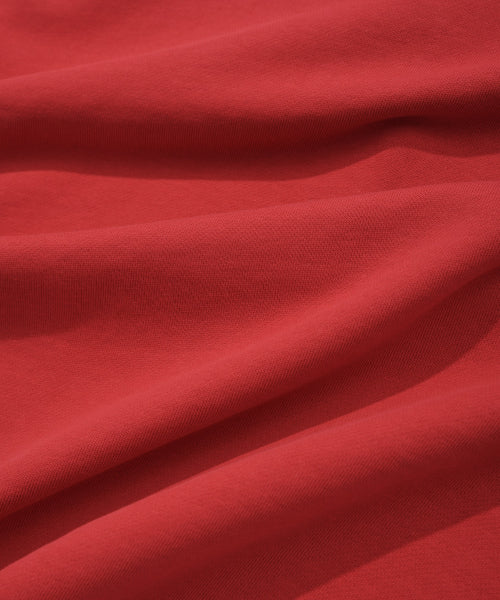 C Logo Half Zip-Up Sweatshirt Red