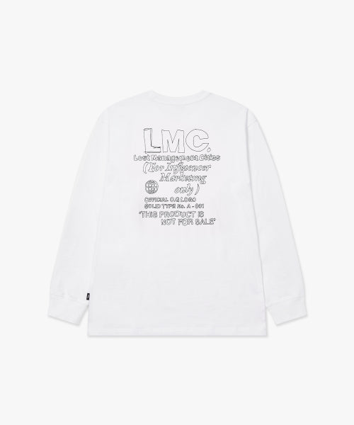 FN DOODLE LONG SLV TEE white