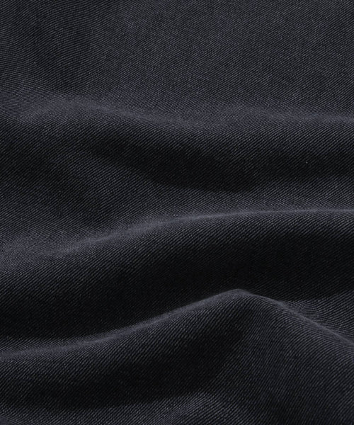 denim Carpenter Semi-wide Pants Black