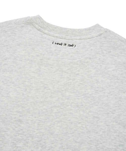 Basic logo Wappen sweatshirt light gray