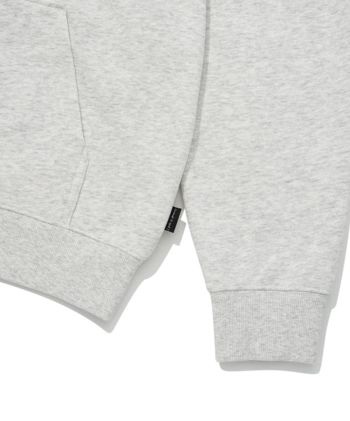 Basic Logo Wappen Hood Light Gray