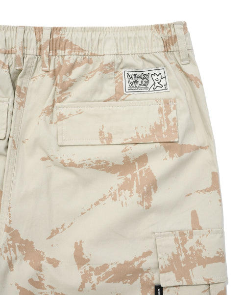 Pattern Graphic Pants Ivory