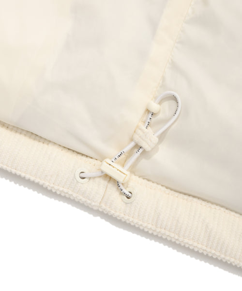 Corduroy Down Puffer Ivory