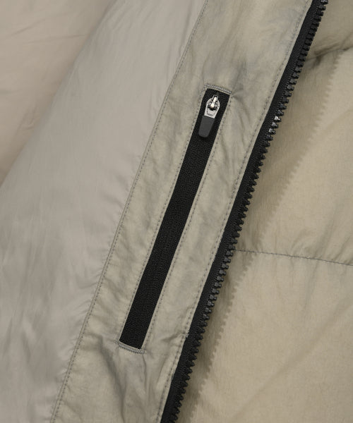 Nylon Down Jumper Beige