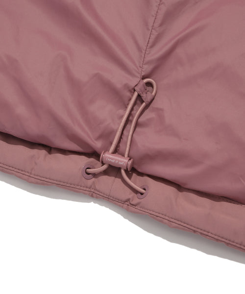 Logo Duck Down Puffin Short Puffer Pink
