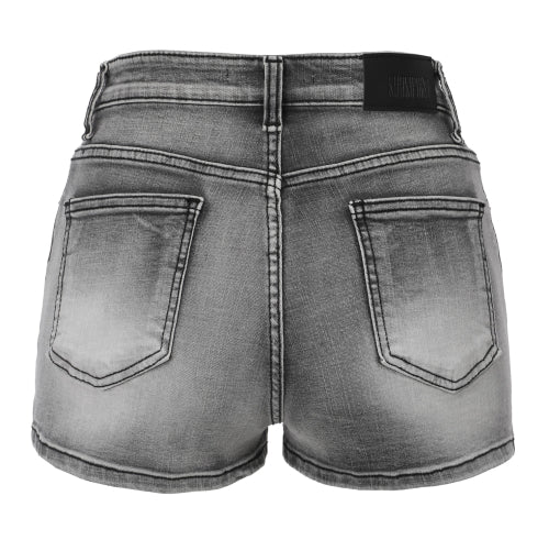 Micro Denim Shorts (gray)