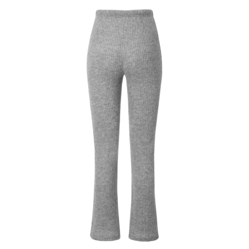 Ribbed Bootcut Leggings (gray)