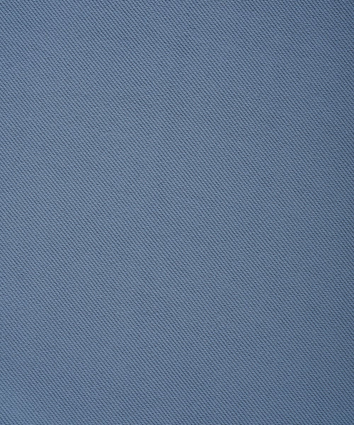 Basic Waki typo logo hooded zip-up blue