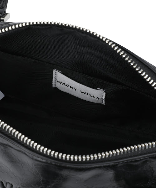 Lily Volume Handle Cylindrical Bag Black