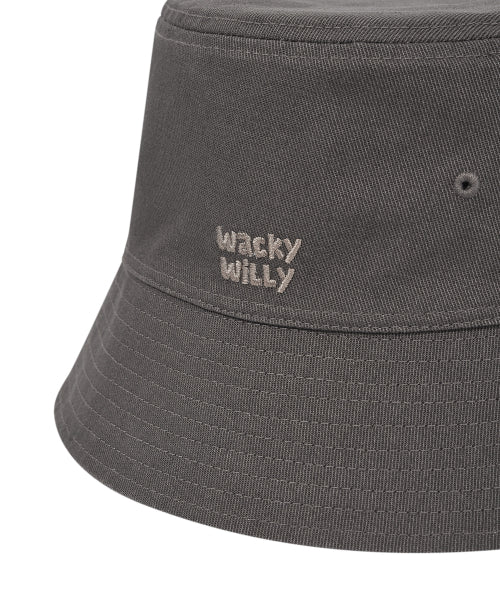Hand-drawing reversible bucket hat navy