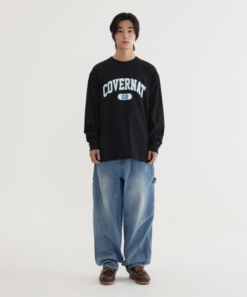 SEMI WIDE-FIT DENIM WASHING CARPENTER PANTS