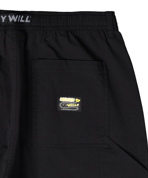 Cotton Parasuit Pants Black