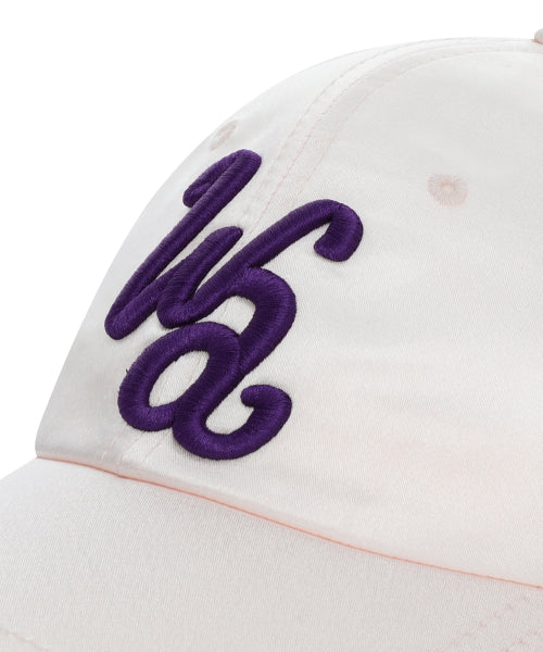 Leo Satin ball cap pink