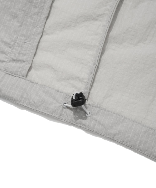 Utility Pocket Hooded Jumper Light Gray