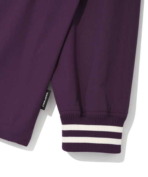 typo Hwaseom Long Sleeve T-Shirt Purple
