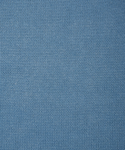vintage washed collar knit blue