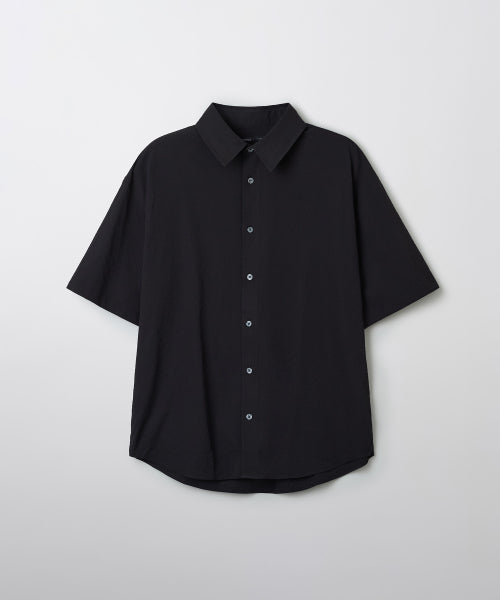 Sour Cirker Stripe Oversized Fit Short-Sleeved Shirt_SPYSF37M14