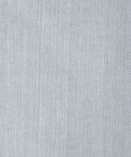 Easy denim short-sleeved shirt sky blue