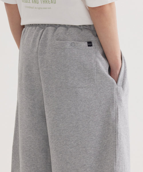 C LOGO BERMUDA SWEAT SHORTS