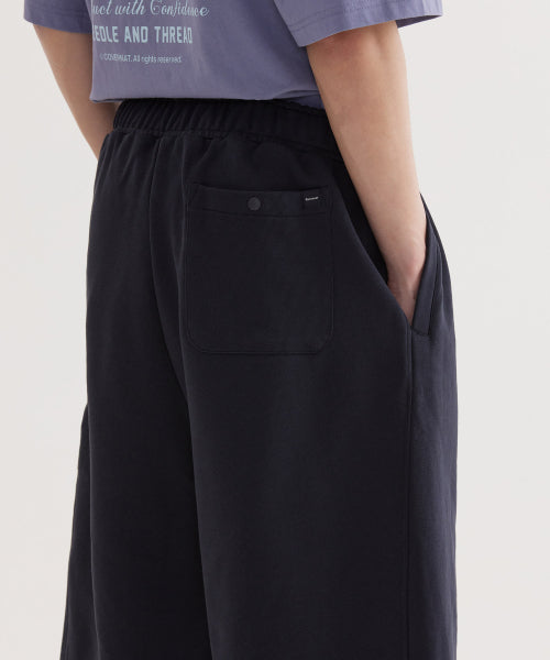 C LOGO BERMUDA SWEAT SHORTS