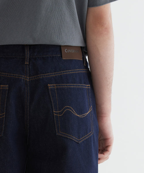 REGULAR-FIT DENIM SHORTS