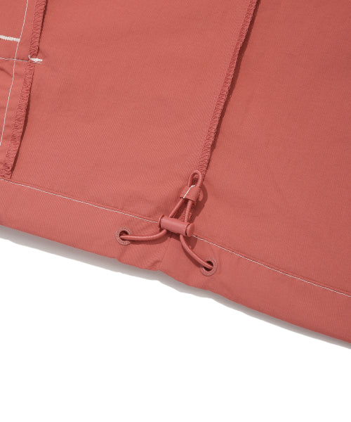Nylon Hooded Anorak Red