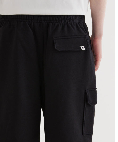 REGULAR-FIT AUTHENTIC LOGO SWEAT CARGO SHORTS