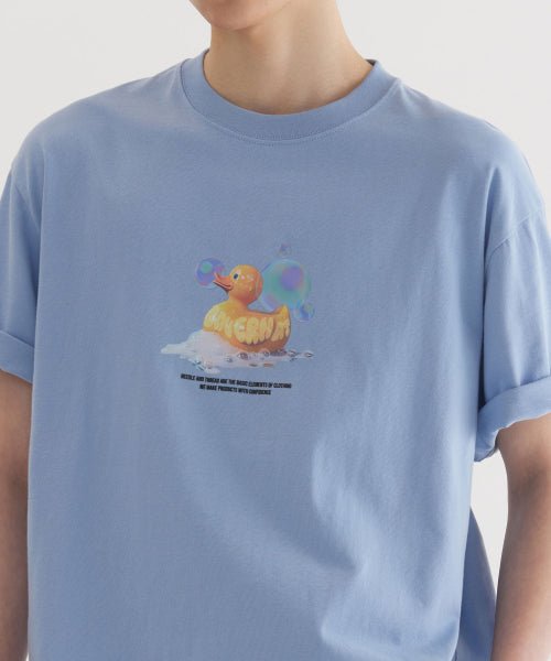 BUBBLE RUBBER DUCK GRAPHIC T-SHIRT