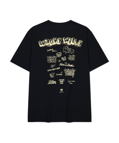 Sketch Graphic Short-sleeved T-shirt (3 colors)