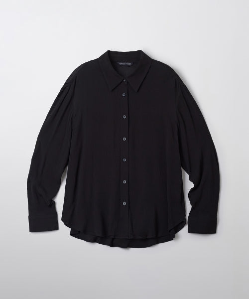 See-Through Long-Sleeved Shirt_SPYWF37W14