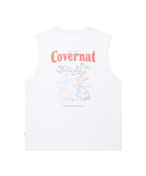 SURFING MOTION SLEEVELESS T-SHIRT