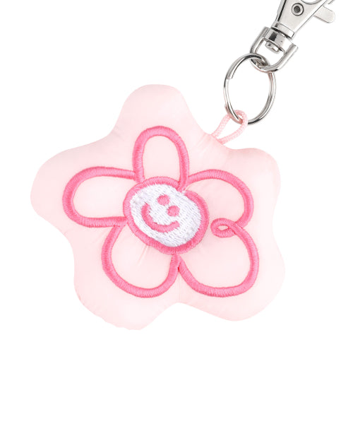 Lily key ring pink