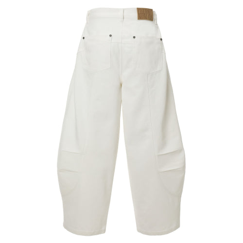 Cotton Balloon Pants (white)