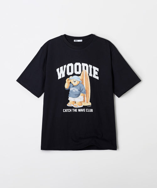 (Woody) Surf Heritage Short-Sleeved T-Shirt_SRPF37C51