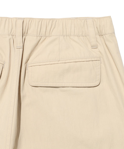 Women's cargo para suit pants beige