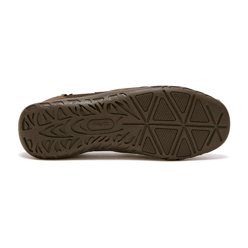 Romari Suede Bendable Flat Sneakers Mocamus FLOTFA3W58
