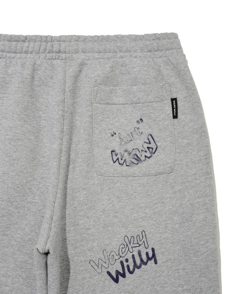 Graphic Sweat Pants Gray