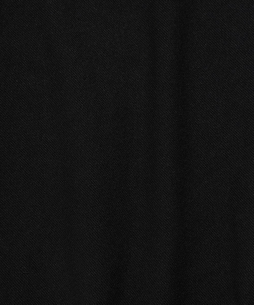 typo graphic stitch hooded sweater black