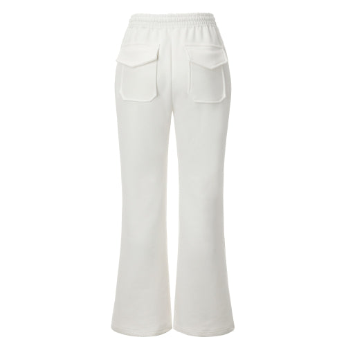 Chrome Bootcut Pants (white)