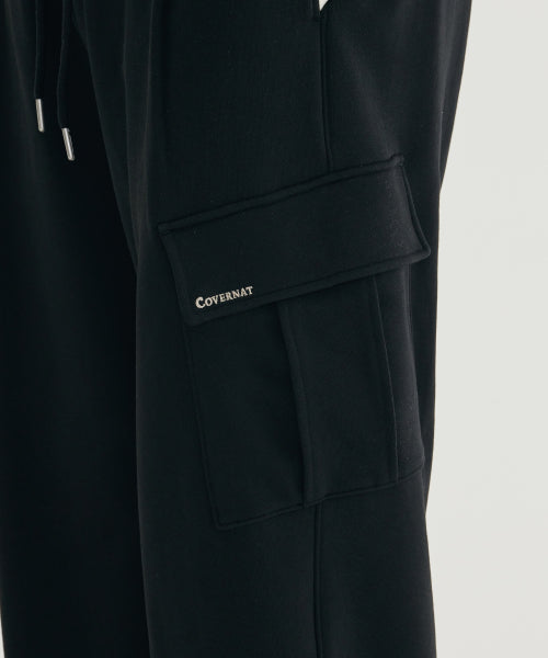 SMALL LOGO CARGO SWEATPANTS