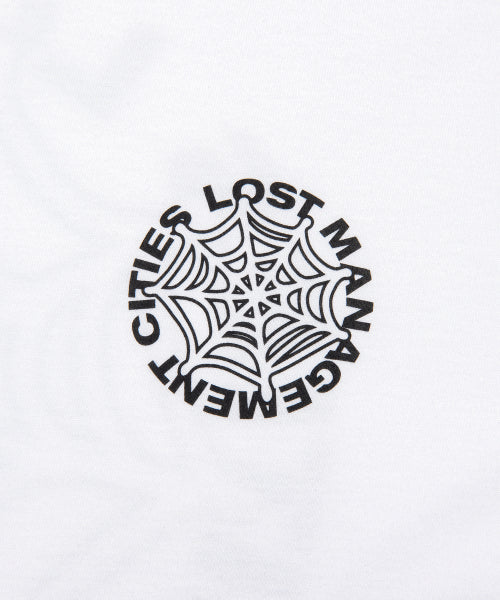 SPIDER WEB LONG SLV TEE white