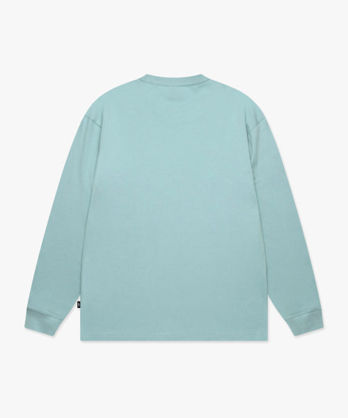 HALFTONE LONG SLV TEE mint
