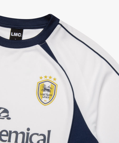 CHEMICAL SOCCER LONG SLV JERSEY white