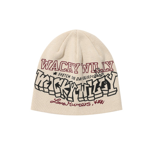 Lettering Graphic Beanie (2 colors)