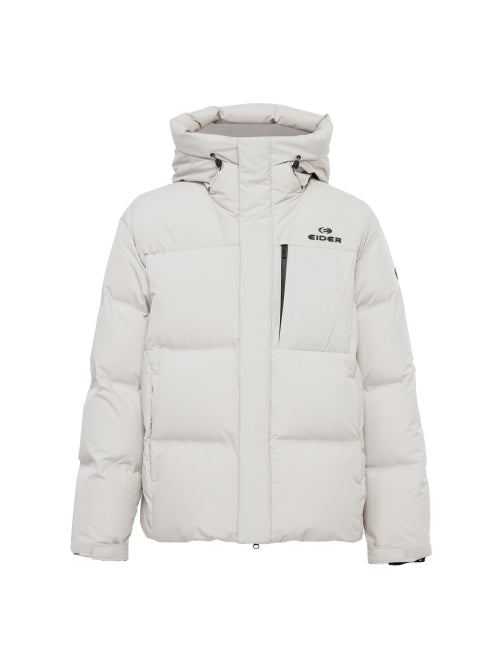 CIRCULART Men's Technical Puff Down Jacket_Grayish BEIGE