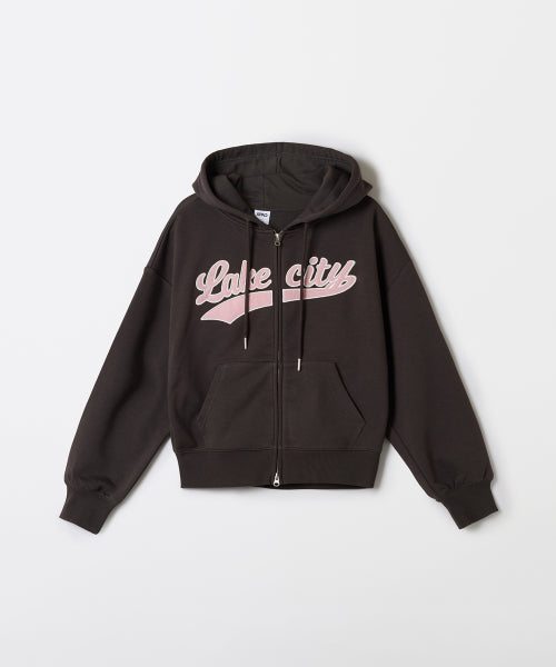 LAKE CITY Cropped Hooded Zip-Up_SPMZF49G50